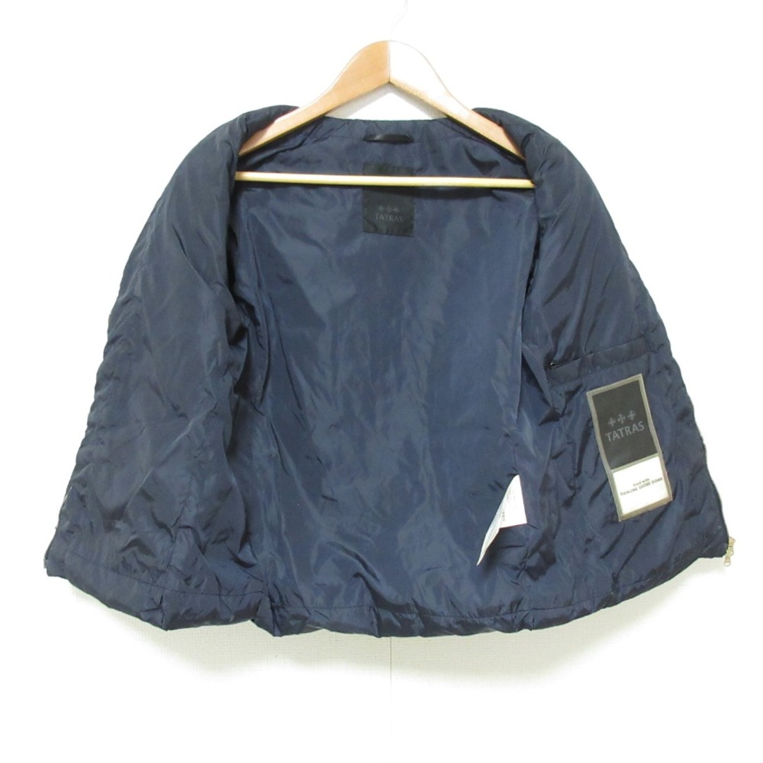TATRAS - 良品 TATRAS タトラス ノーカラーダウンジャケット TATRAS - 良品 TATRAS タトラス ノーカラーダウンジャケット