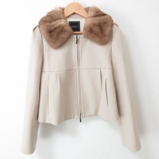 FOXEY - フォクシー 40106 ジップアップニットパーカー カシミア FOXEY - フォクシー 40106 ジップアップニットパーカー カシミア