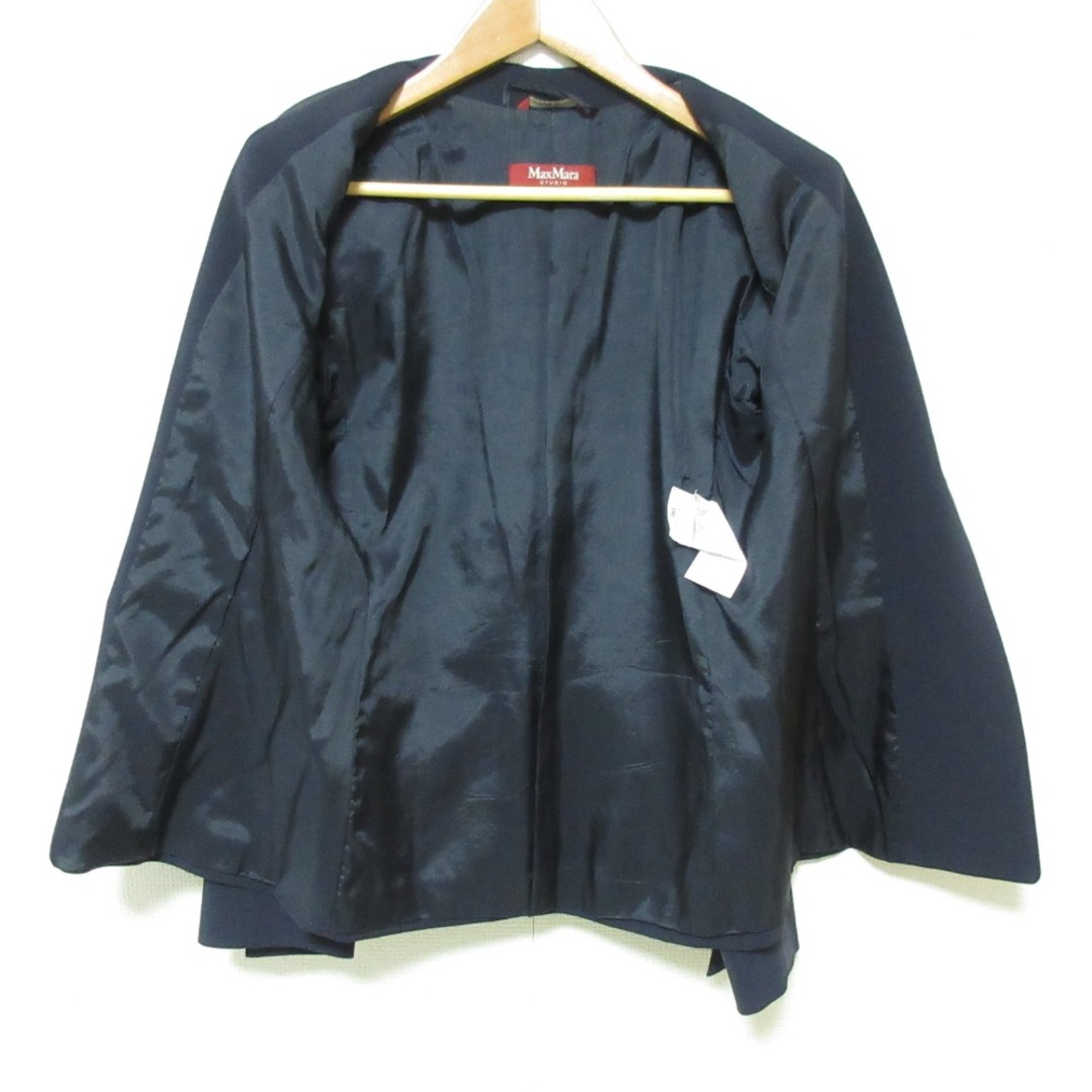 Max Mara - 美品 Max Mara STUDIO マックスマーラ ノーカラー Max Mara - 美品 Max Mara STUDIO マックスマーラ ノーカラー