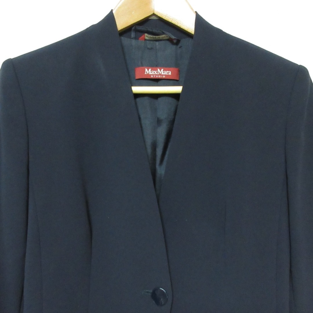 Max Mara - 美品 Max Mara STUDIO マックスマーラ ノーカラー Max Mara - 美品 Max Mara STUDIO マックスマーラ ノーカラー