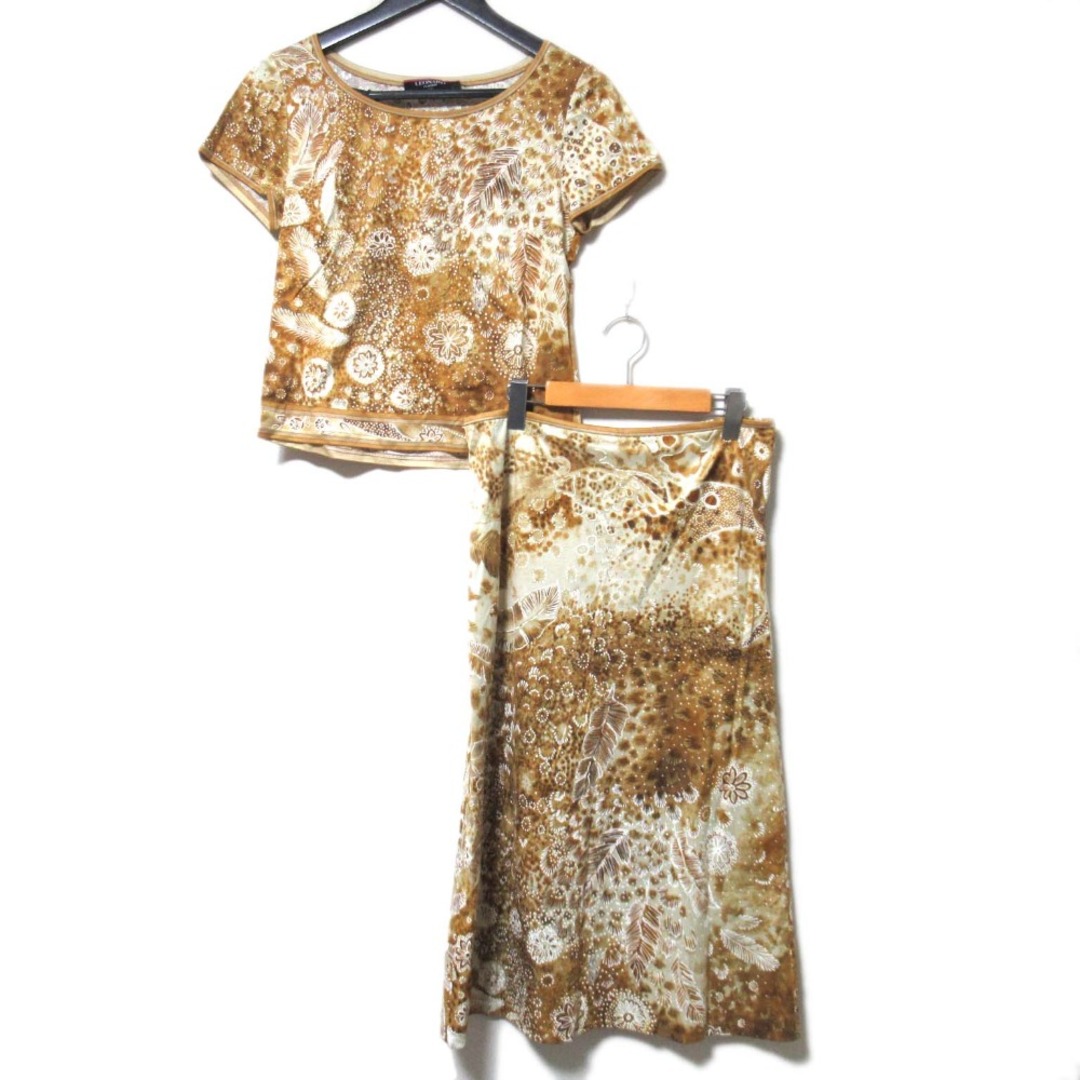 LEONARD - 美品 LEONARD レオナール 総柄 半袖 カットソー LEONARD - 美品 LEONARD レオナール 総柄 半袖 カットソー