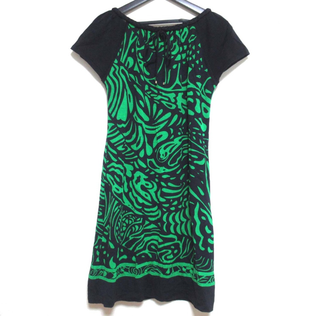 LEONARD - 美品 LEONARD レオナール 総柄 ひざ丈 半袖 サマー LEONARD - 美品 LEONARD レオナール 総柄 ひざ丈 半袖 サマー