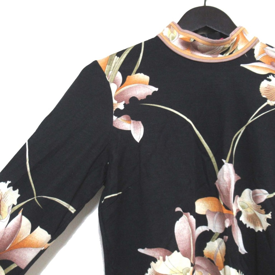 LEONARD - 美品 LEONARD レオナール フラワープリント ウール LEONARD - 美品 LEONARD レオナール フラワープリント ウール