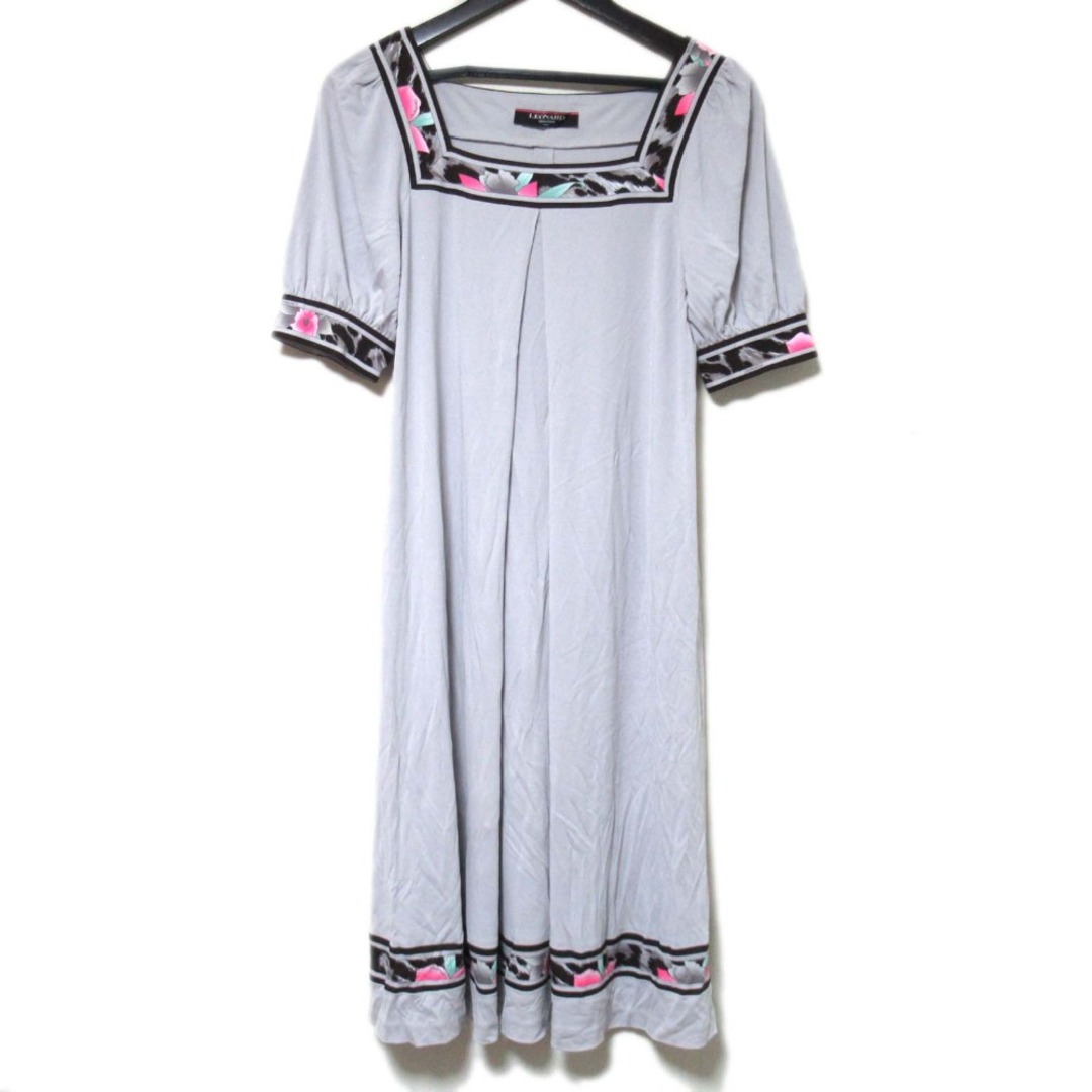 LEONARD - 美品 LEONARD レオナール フラワープリント切替 LEONARD - 美品 LEONARD レオナール フラワープリント切替