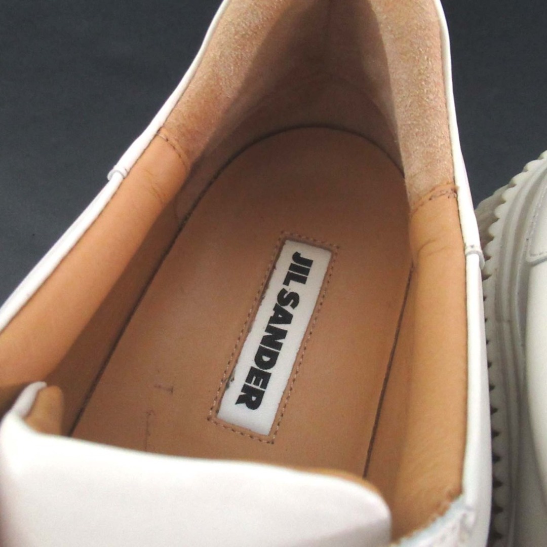 JIL SANDER - 美品 JIL SANDER ジルサンダー レザー ローカット JIL SANDER - 美品 JIL SANDER ジルサンダー レザー ローカット