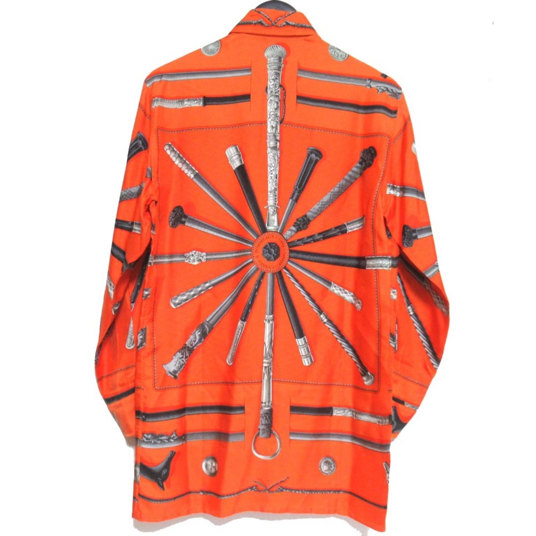 HERMES - 美品 HERMES エルメス CANNES ET POMMEAUX 総柄 シルク HERMES - 美品 HERMES エルメス CANNES ET POMMEAUX 総柄 シルク
