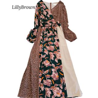 Lily Brown - リリーブラウン ヴィンテージフラワーパターン Lily Brown - リリーブラウン ヴィンテージフラワーパターン