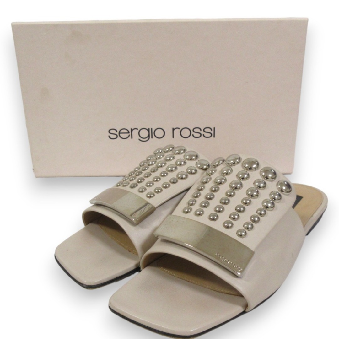 Sergio Rossi - 良品 Sergio Rossi セルジオロッシ スタッズ Sergio Rossi - 良品 Sergio Rossi セルジオロッシ スタッズ