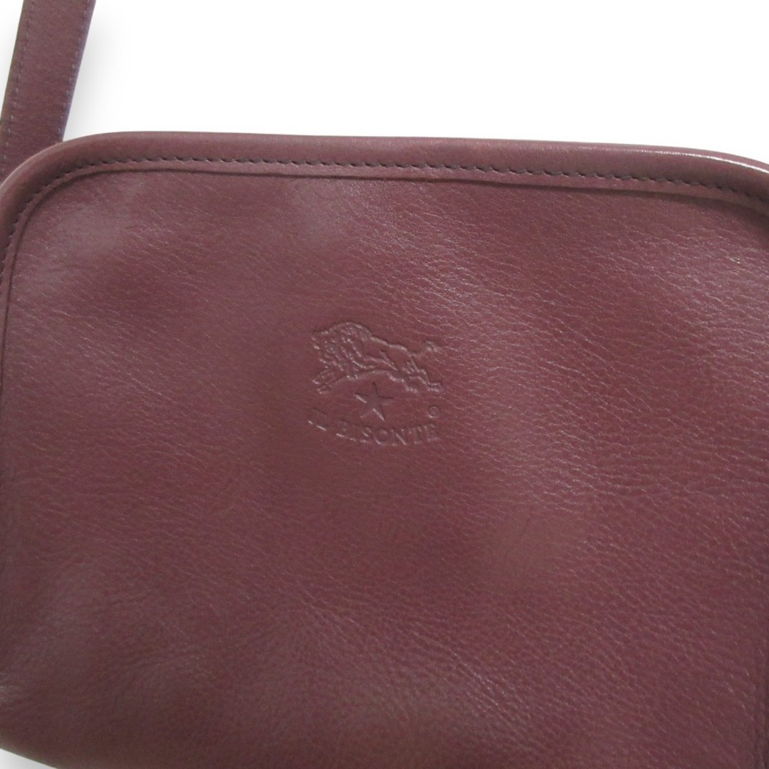 IL BISONTE - 美品 IL BISONTE イルビゾンテ レザー ロゴ刻印 IL BISONTE - 美品 IL BISONTE イルビゾンテ レザー ロゴ刻印