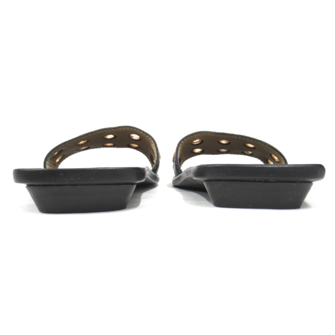 PRADA - PRADA プラダ レザー ハトメ サンダル ミュール PRADA - PRADA プラダ レザー ハトメ サンダル ミュール