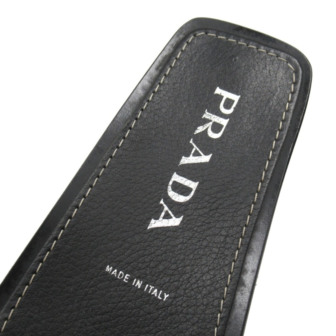 PRADA - PRADA プラダ レザー ハトメ サンダル ミュール PRADA - PRADA プラダ レザー ハトメ サンダル ミュール
