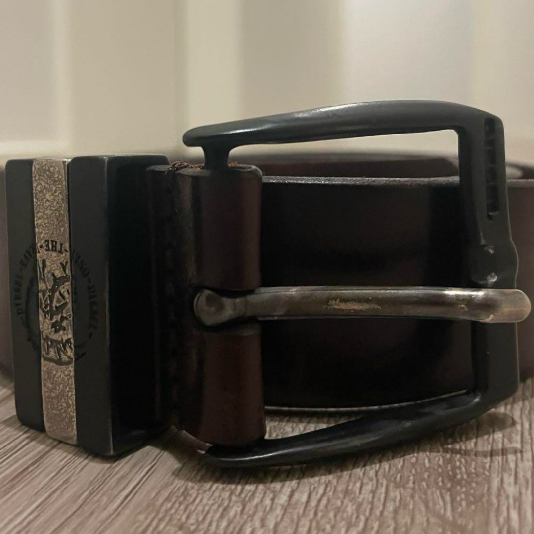 DIESEL - DIESEL 100%牛革レザーベルト 85cm メンズの通販 by DIESEL - DIESEL 100%牛革レザーベルト 85cm メンズの通販 by