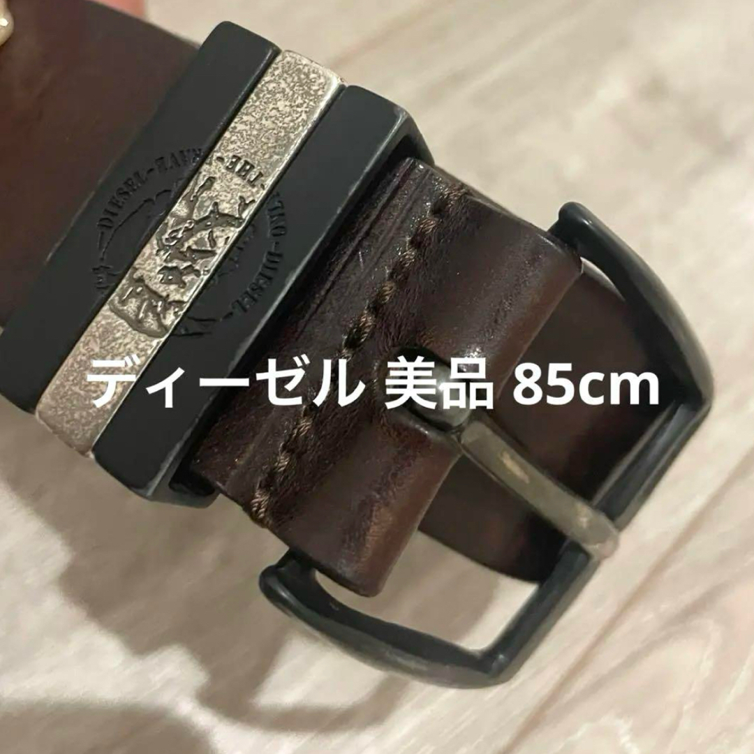 DIESEL - DIESEL 100%牛革レザーベルト 85cm メンズの通販 by DIESEL - DIESEL 100%牛革レザーベルト 85cm メンズの通販 by