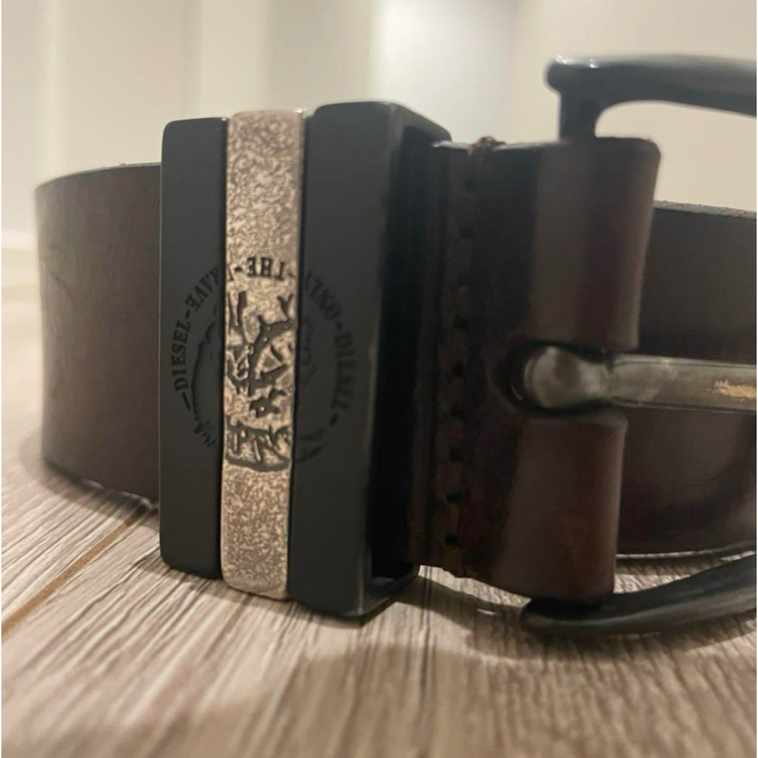 DIESEL - DIESEL 100%牛革レザーベルト 85cm メンズの通販 by DIESEL - DIESEL 100%牛革レザーベルト 85cm メンズの通販 by