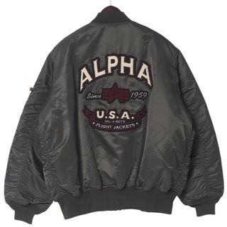 アルファ(alpha)の■未使用品■ALPHA アルファ ミリタリージャケット サイズ5L ブルゾン JAPANSPEC フライトジャケット リバーシブル 20250424/RA4362(ミリタリージャケット)