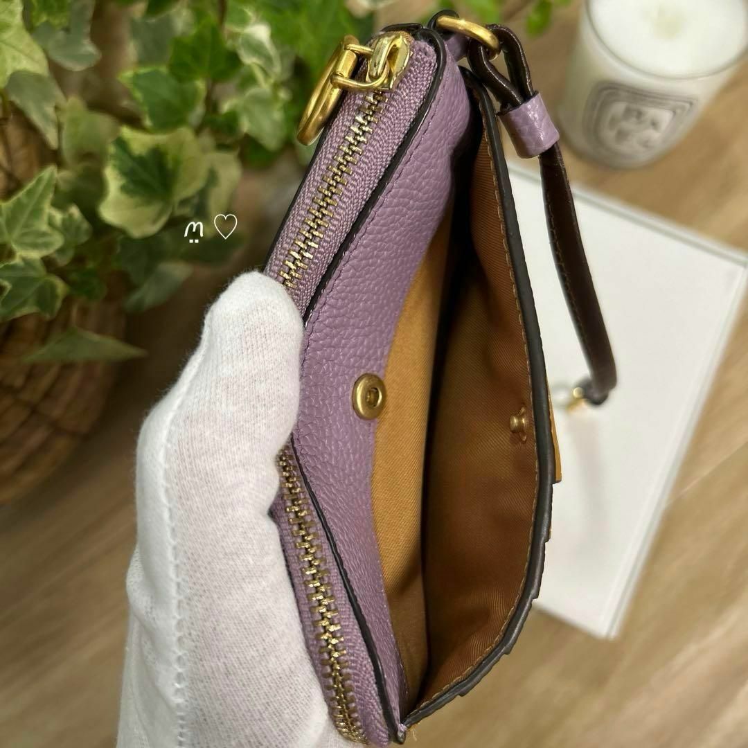Tory Burch(トリーバーチ)のトリーバーチ　ペリーボンベコインカードケース　レザーフラグメント　ミニ財布 レディースのファッション小物(コインケース)の商品写真