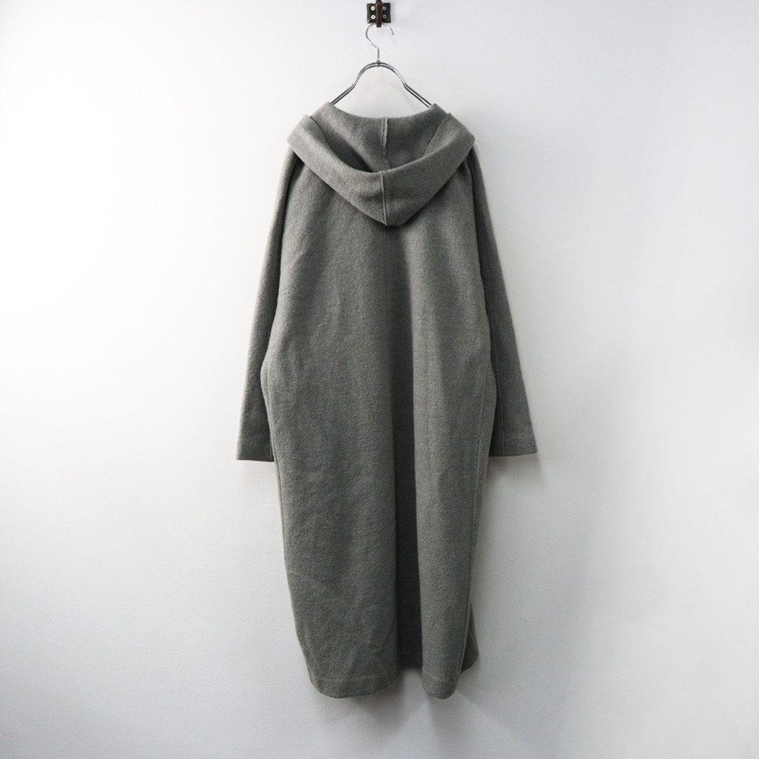 evam eva - 美品 エヴァムエヴァ evam eva press wool hooded evam eva - 美品 エヴァムエヴァ evam eva press wool hooded