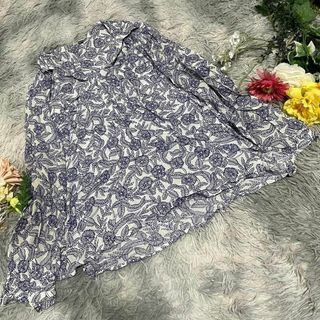 【CORTEFIEL WEEKEND】花柄ブラウス　総柄シャツ(シャツ/ブラウス(長袖/七分))