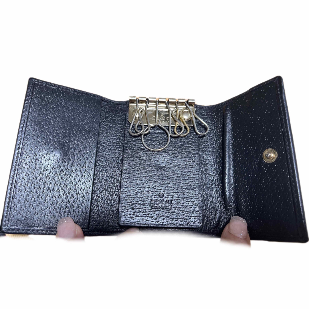 GUCCI - GUCCI キーケース ブラックの通販 by ポロポロ's shop GUCCI - GUCCI キーケース ブラックの通販 by ポロポロ's shop