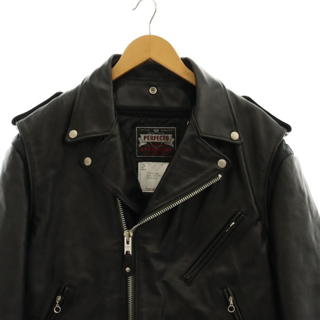 sacai - sacai Schott ライダースジャケット 3 L 黒 22-02875Mの sacai - sacai Schott ライダースジャケット 3 L 黒 22-02875Mの