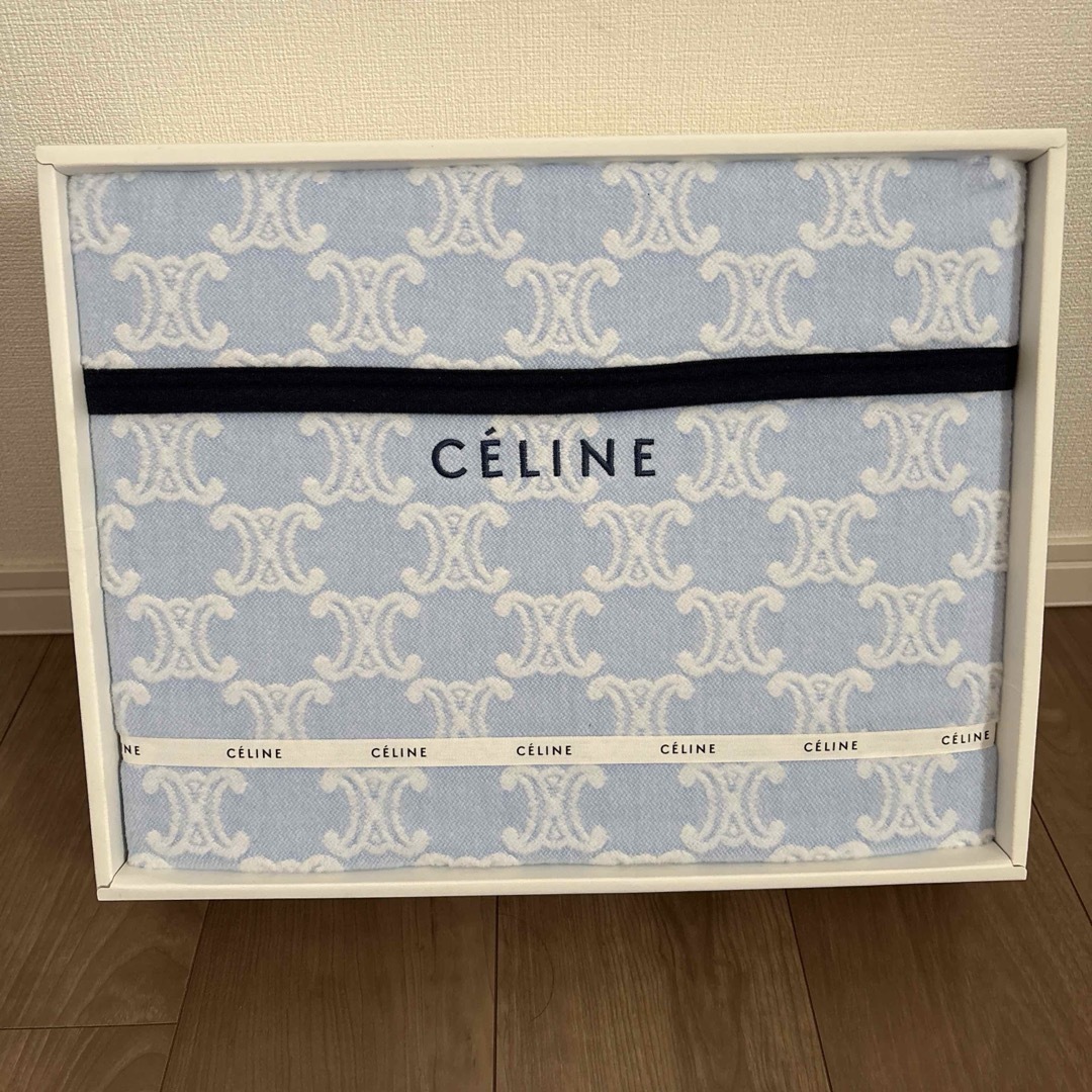 CELINE - CELINE セリーヌ 綿毛布 モノグラム マカダムの通販 by CELINE - CELINE セリーヌ 綿毛布 モノグラム マカダムの通販 by