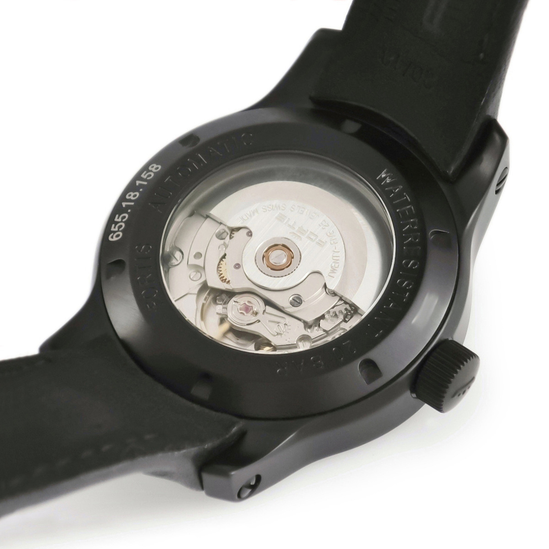 FORTIS - フォルティス フリーガー 655.18.158 ブラック デイト FORTIS - フォルティス フリーガー 655.18.158 ブラック デイト