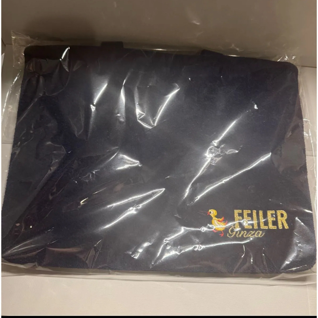 FEILER - 【新品】FEILER 銀座店 10周年記念 アヒル ネイビー FEILER - 【新品】FEILER 銀座店 10周年記念 アヒル ネイビー