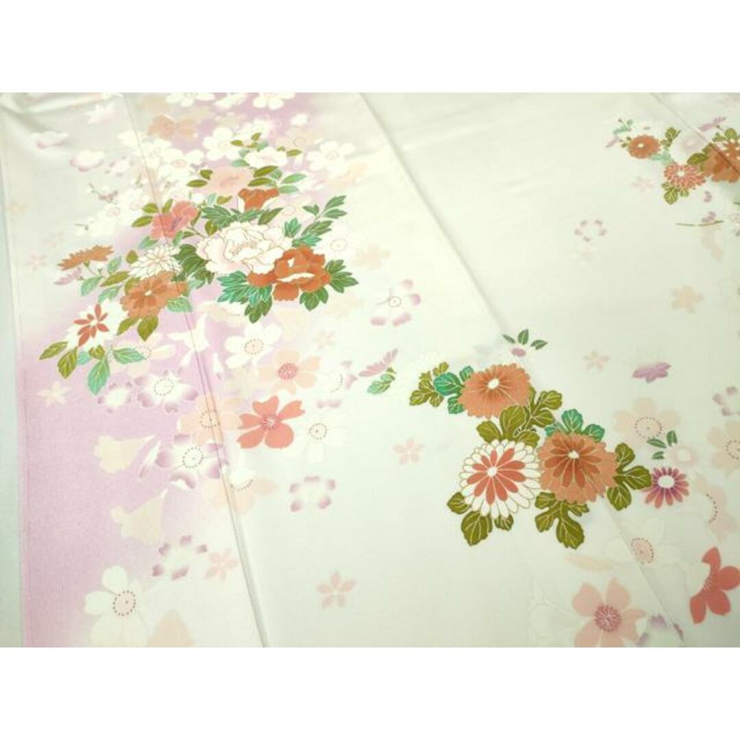 平和屋本店□極上 押切もえ MOE OSHIKIRI 訪問着 駒刺繍 草花文 平和屋本店□極上 押切もえ MOE OSHIKIRI 訪問着 駒刺繍 草花文