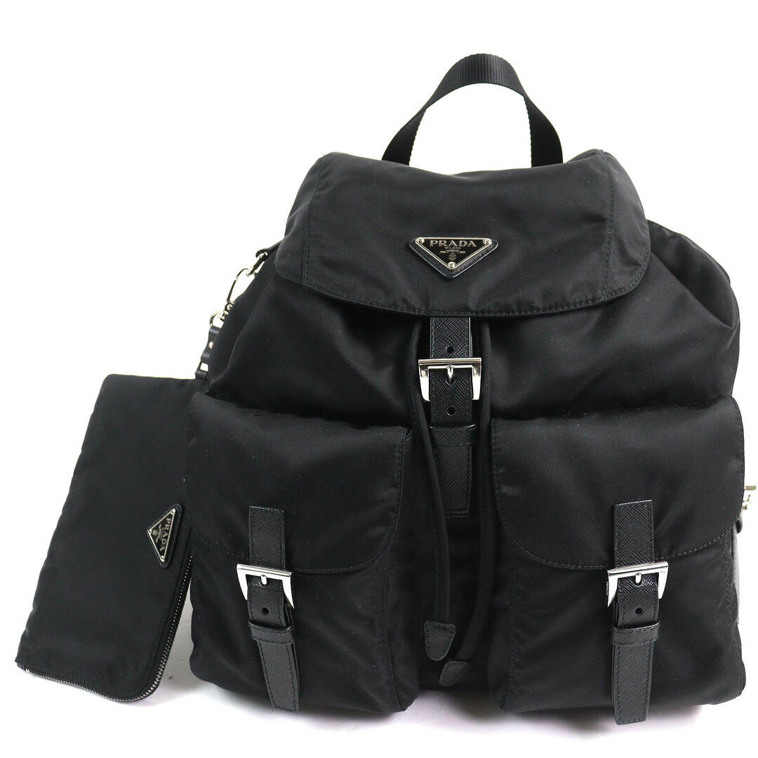 品質が完璧 PRADA - 極美品△PRADA プラダ 1BZ811 トライアングルロゴ 三角 バッグ