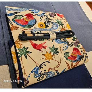 平和屋着物◎六通柄袋帯 舞扇子文様 純金箔 正絹 逸品 平和屋着物◎六通柄袋帯 舞扇子文様 純金箔 正絹 逸品