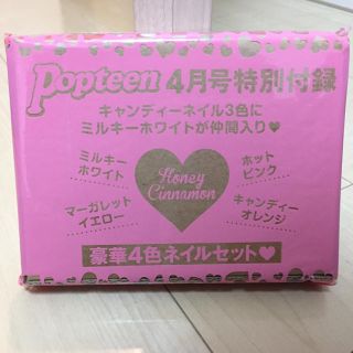 ハニーシナモン(Honey Cinnamon)の4色ネイルセット(マニキュア)