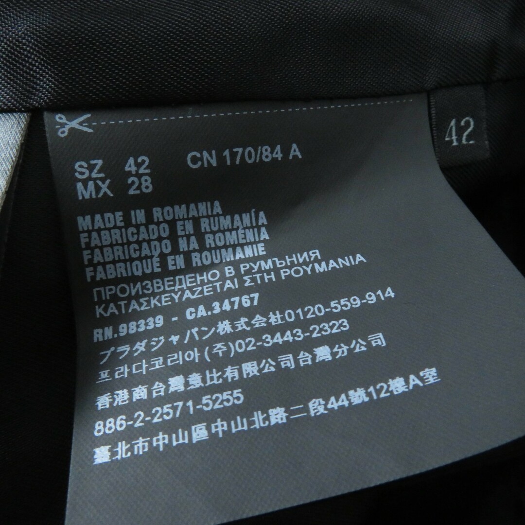 PRADA - 極美品☆PRADA プラダ バージンウール100%コート PRADA - 極美品☆PRADA プラダ バージンウール100%コート