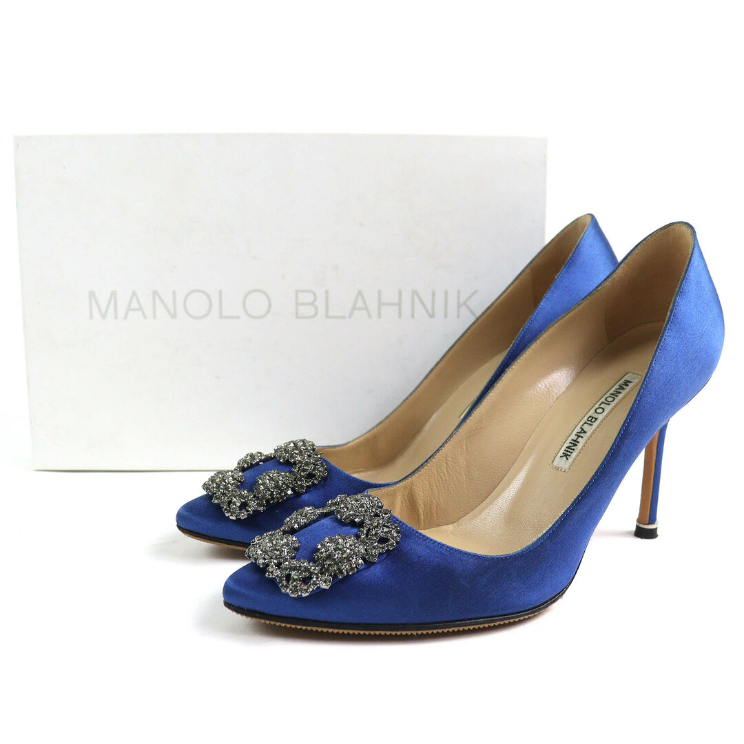 MANOLO BLAHNIK - 美品△MANOLO BLAHNIK マノロブラニク HANGISI MANOLO BLAHNIK - 美品△MANOLO BLAHNIK マノロブラニク HANGISI