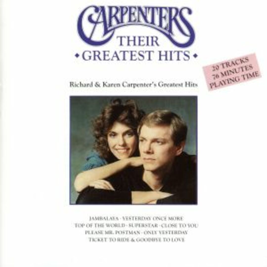 イエスタデイ・ワンス・モア/カーペンターズ・ゼア・グレイテスト・ヒッツ エンタメ/ホビーのCD(ポップス/ロック(洋楽))の商品写真