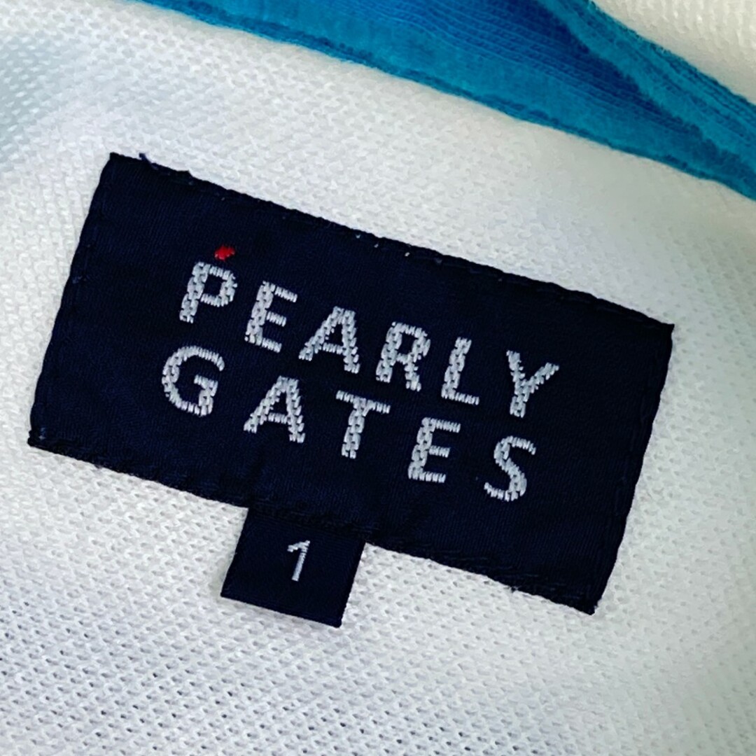 サイズ:1 PEARLY GATES パーリーゲイツ 7分袖 ポロシャツ サイズ:1 PEARLY GATES パーリーゲイツ 7分袖 ポロシャツ