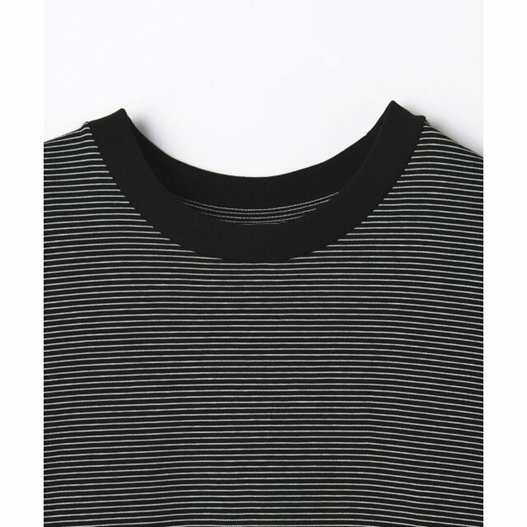 BLACK】【XL】<VATANLOOP * monkey time> オーガニック ボーダー BLACK】【XL】<VATANLOOP * monkey time> オーガニック ボーダー