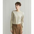 【BEIGE】【FREE】<H>ナイロンポリウレタン タイトプルオーバー