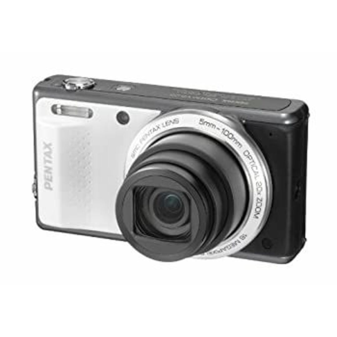 PENTAX デジタルカメラ Optio VS20(ブリリアントホワイト)1600万画素 28mm 20倍 小型軽量 OPTIOVS20WH スマホ/家電/カメラのカメラ(コンパクトデジタルカメラ)の商品写真