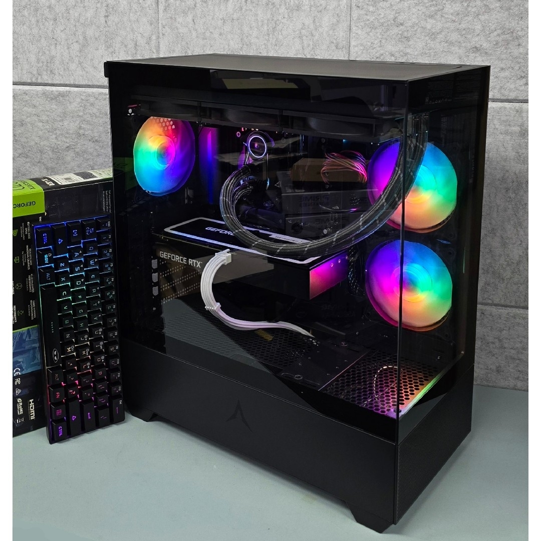 数量限定/高性能ゲーミPC/新型i7 14700K/RTX 4060/32GB スマホ/家電/カメラのPC/タブレット(デスクトップ型PC)の商品写真