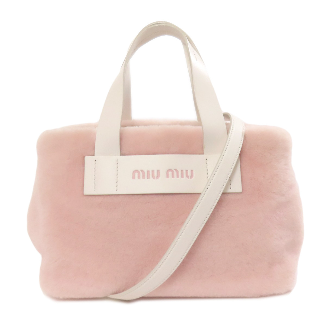 MIU MIU - MIUMIU 2WAY ハンドバッグ ファー レディースの通販 MIU MIU - MIUMIU 2WAY ハンドバッグ ファー レディースの通販