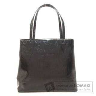 PRADA - PRADA ロゴ金具 型押し ハンドバッグ レザー レディース PRADA - PRADA ロゴ金具 型押し ハンドバッグ レザー レディース