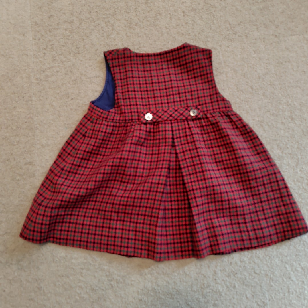 familiar(ファミリア)のファミリア　ノースリーブ　ギンガムチェック　90 キッズ/ベビー/マタニティのキッズ服女の子用(90cm~)(Tシャツ/カットソー)の商品写真