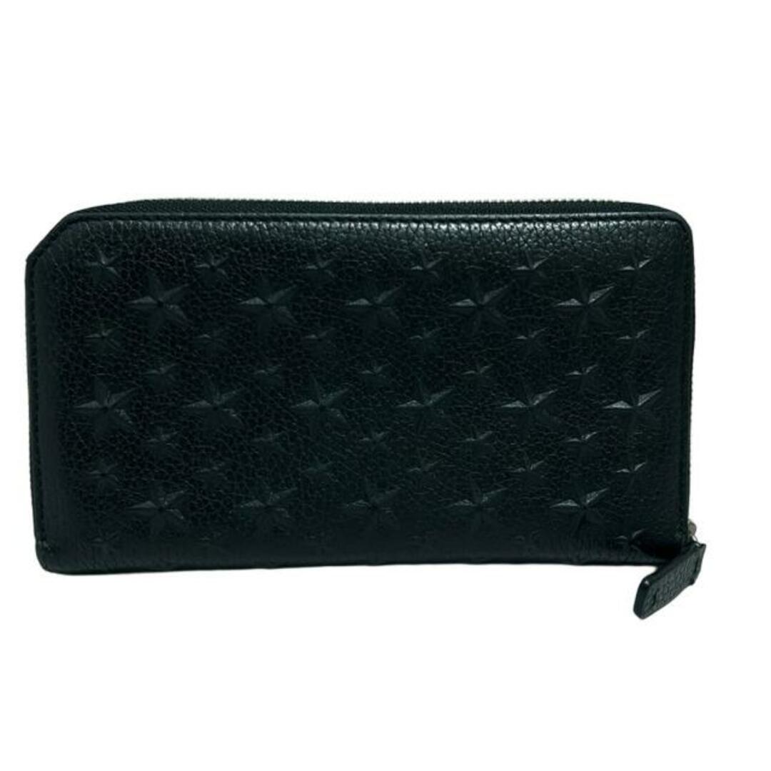 JIMMY CHOO - JIMMY CHOO(ジミーチュウ) 長財布 ピッパ 黒 JIMMY CHOO - JIMMY CHOO(ジミーチュウ) 長財布 ピッパ 黒