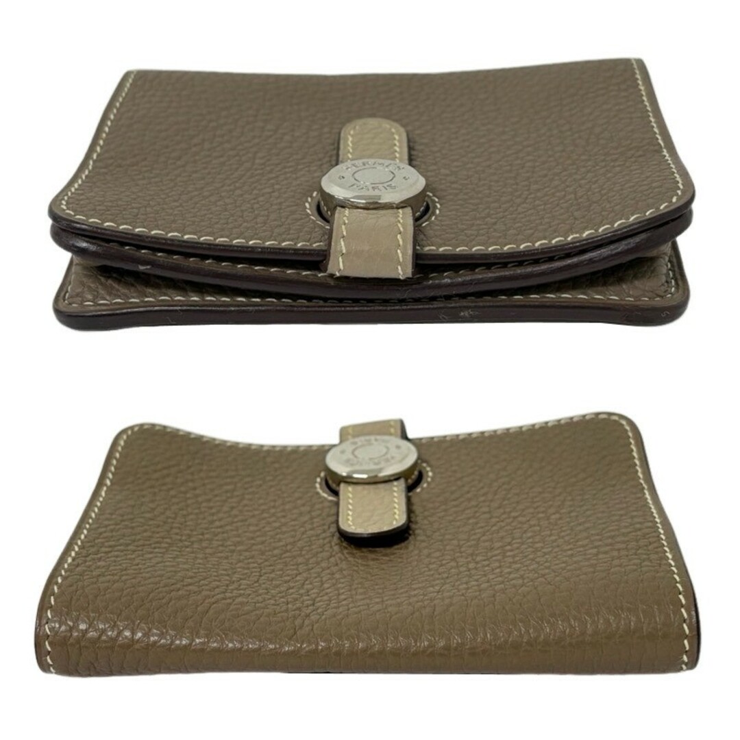 HERMES - HERMES エルメス ドゴン カードケース エトゥープ トゴ