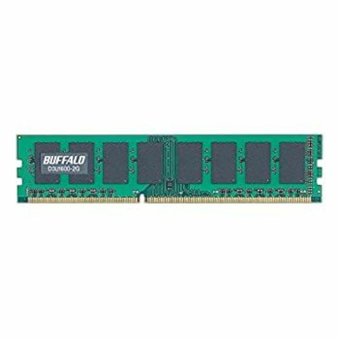 BUFFALO PC3-12800対応 240Pin DDR3 SDRAM DIMM 2GB D3U1600-2G スマホ/家電/カメラのPC/タブレット(PCパーツ)の商品写真