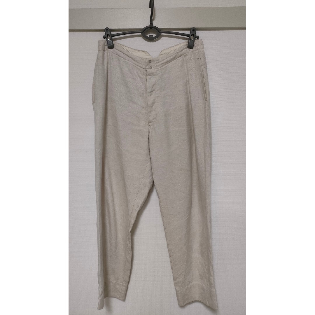 COMOLI - comoli リネンバックストラップパンツ size1の通販 by COMOLI - comoli リネンバックストラップパンツ size1の通販 by