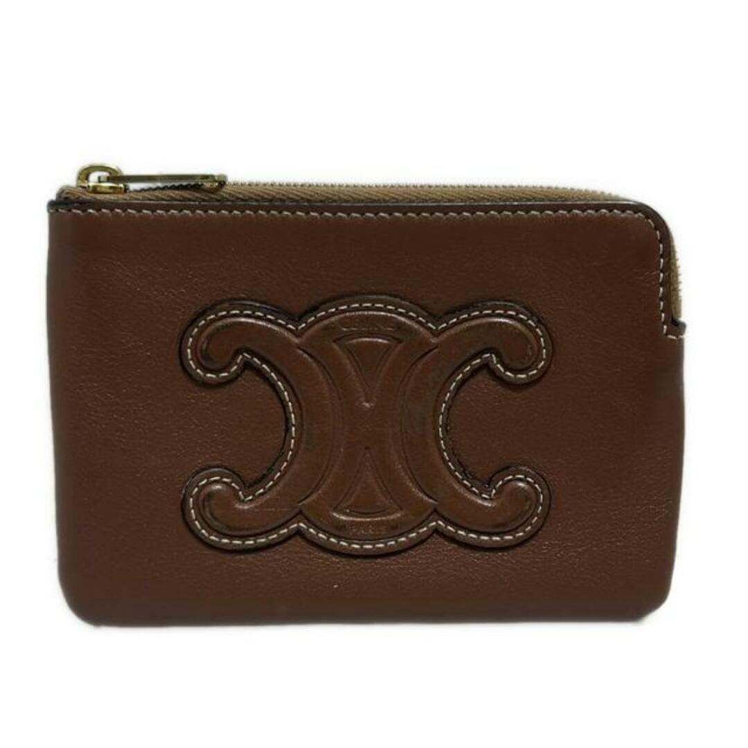 CELINE - CELINE(セリーヌ) コインケース トリオンフ 10C663DR8 CELINE - CELINE(セリーヌ) コインケース トリオンフ 10C663DR8