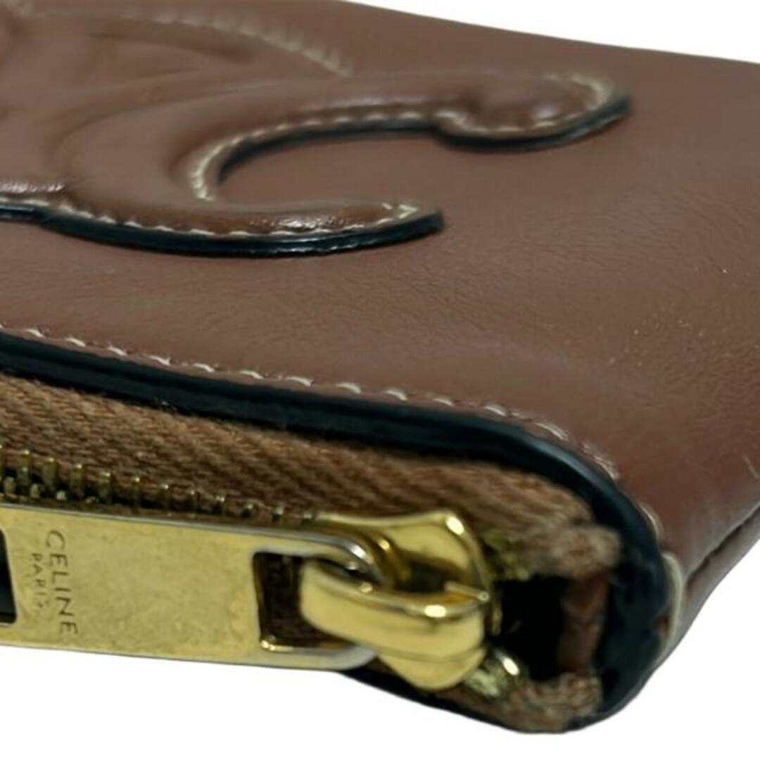 CELINE - CELINE(セリーヌ) コインケース トリオンフ 10C663DR8 CELINE - CELINE(セリーヌ) コインケース トリオンフ 10C663DR8