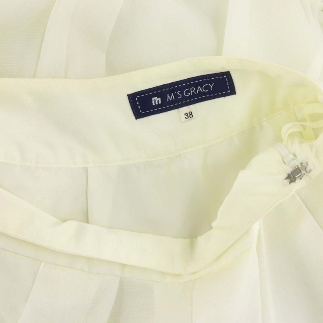 M'S GRACY - エムズグレイシー フラワーモチーフ タックスカート M'S GRACY - エムズグレイシー フラワーモチーフ タックスカート
