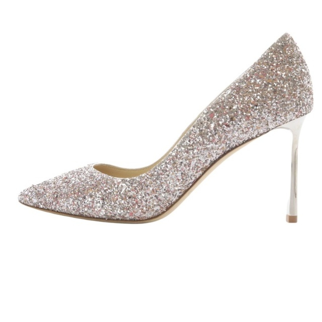 JIMMY CHOO - ジミーチュウ グリッター パンプス ピンヒール JIMMY CHOO - ジミーチュウ グリッター パンプス ピンヒール
